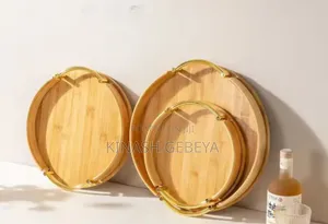 3pcs High Quality Bamboo Food Serving Tray
