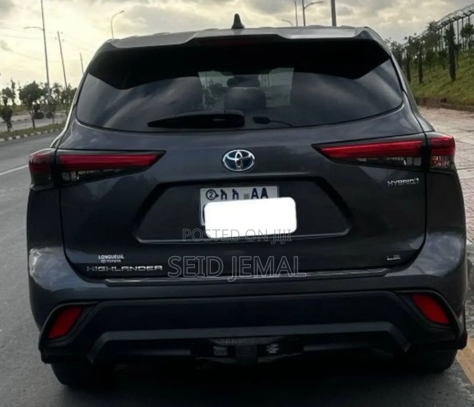 Toyota Highlander Hybrid 2022 Gray