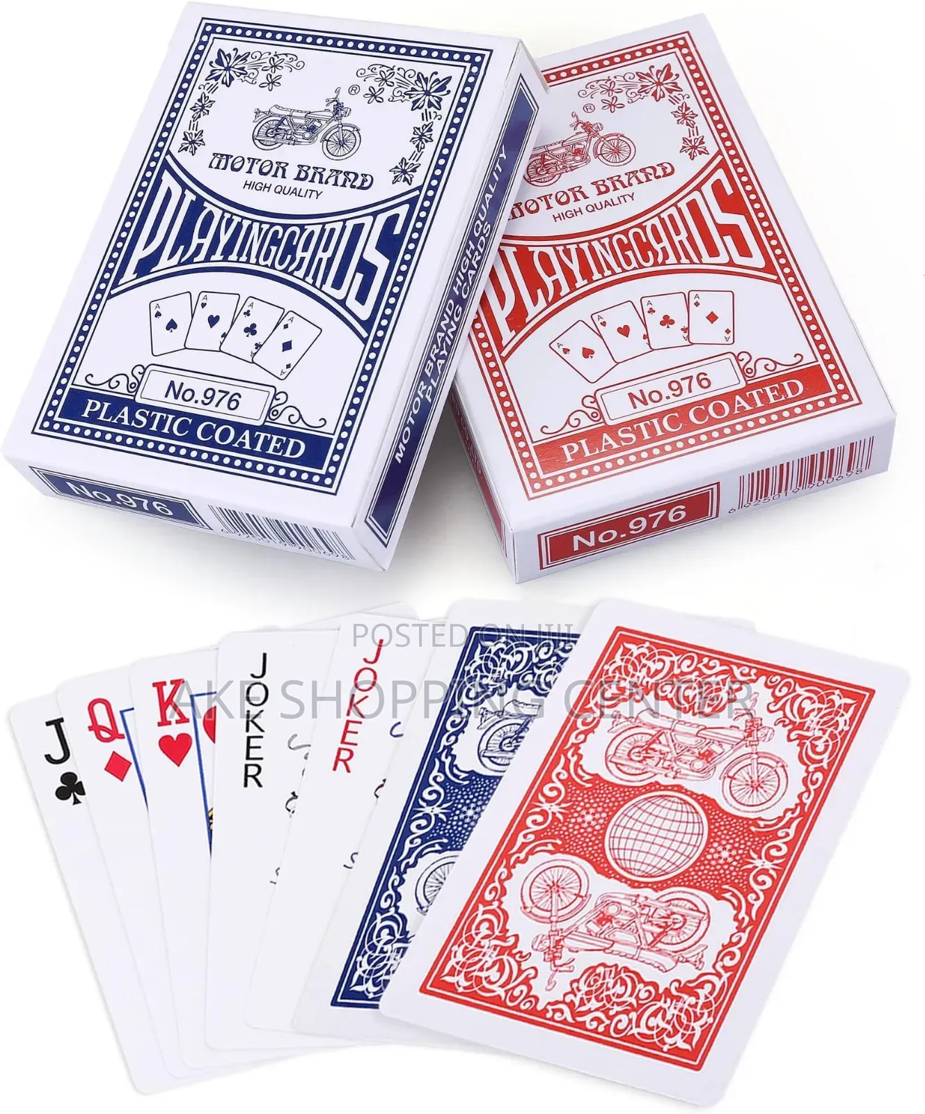 Plastic Coated Playing Cards (ካርታ)