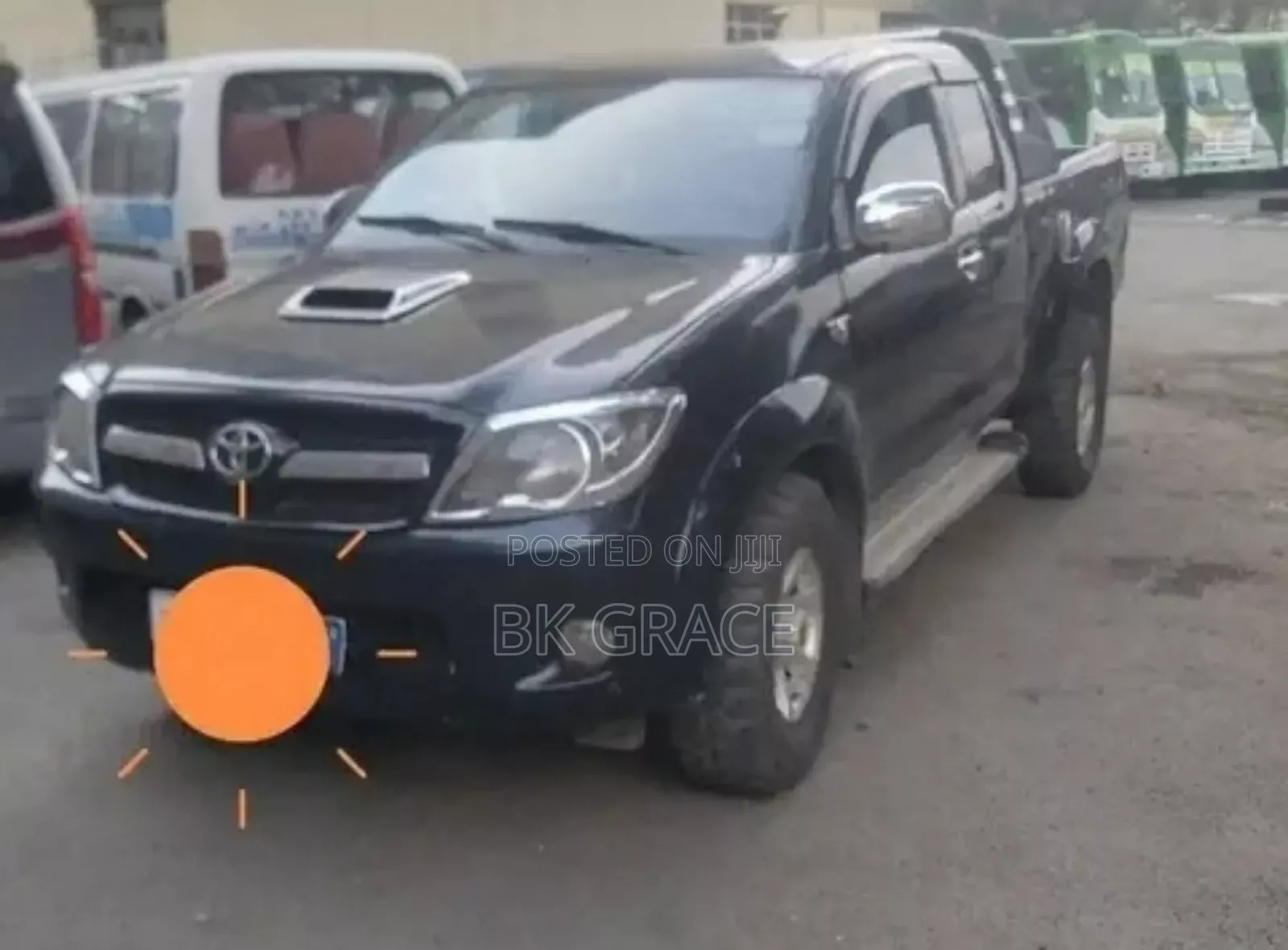 Toyota Hilux 2.5 D-4D Extra Cab 2008 Black