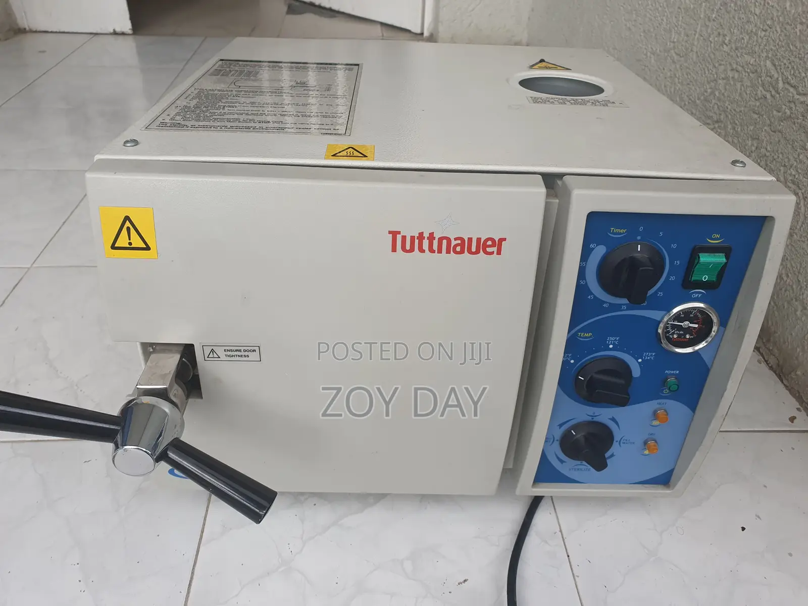 Medical Autoclave Fertizer - Tuttnauer Manual Autoclave (M/Mk Series).