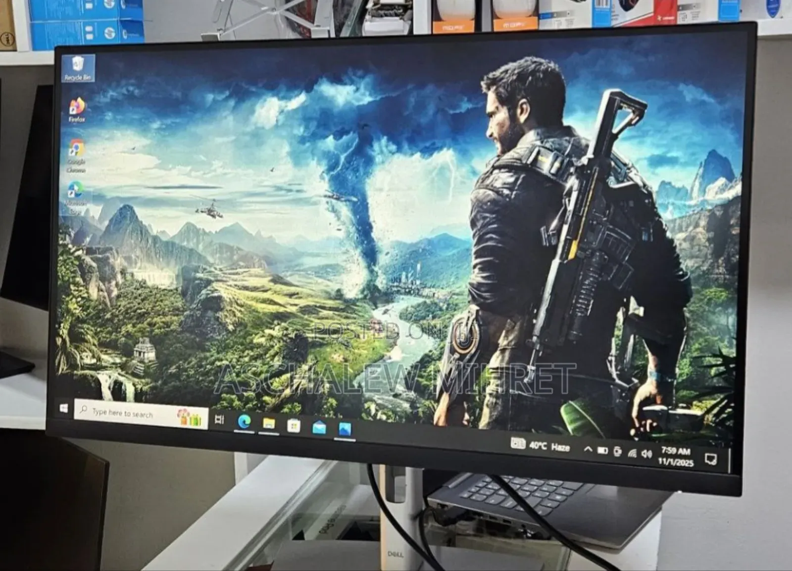 New Hp 27" Inch Resolution Frameless Monitor