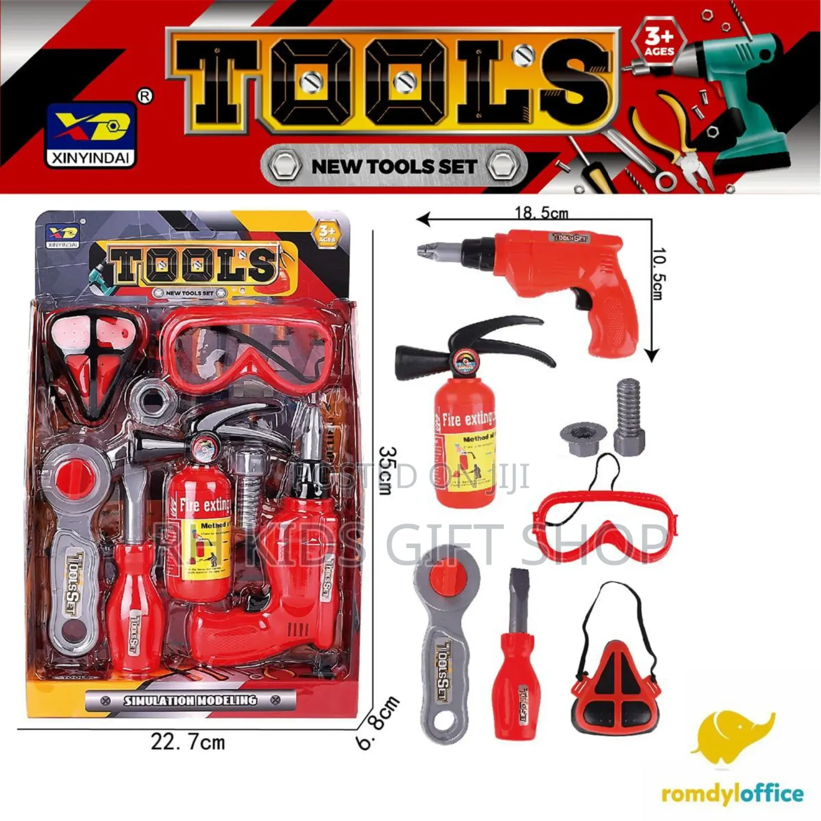 Kids Fire Tool Set