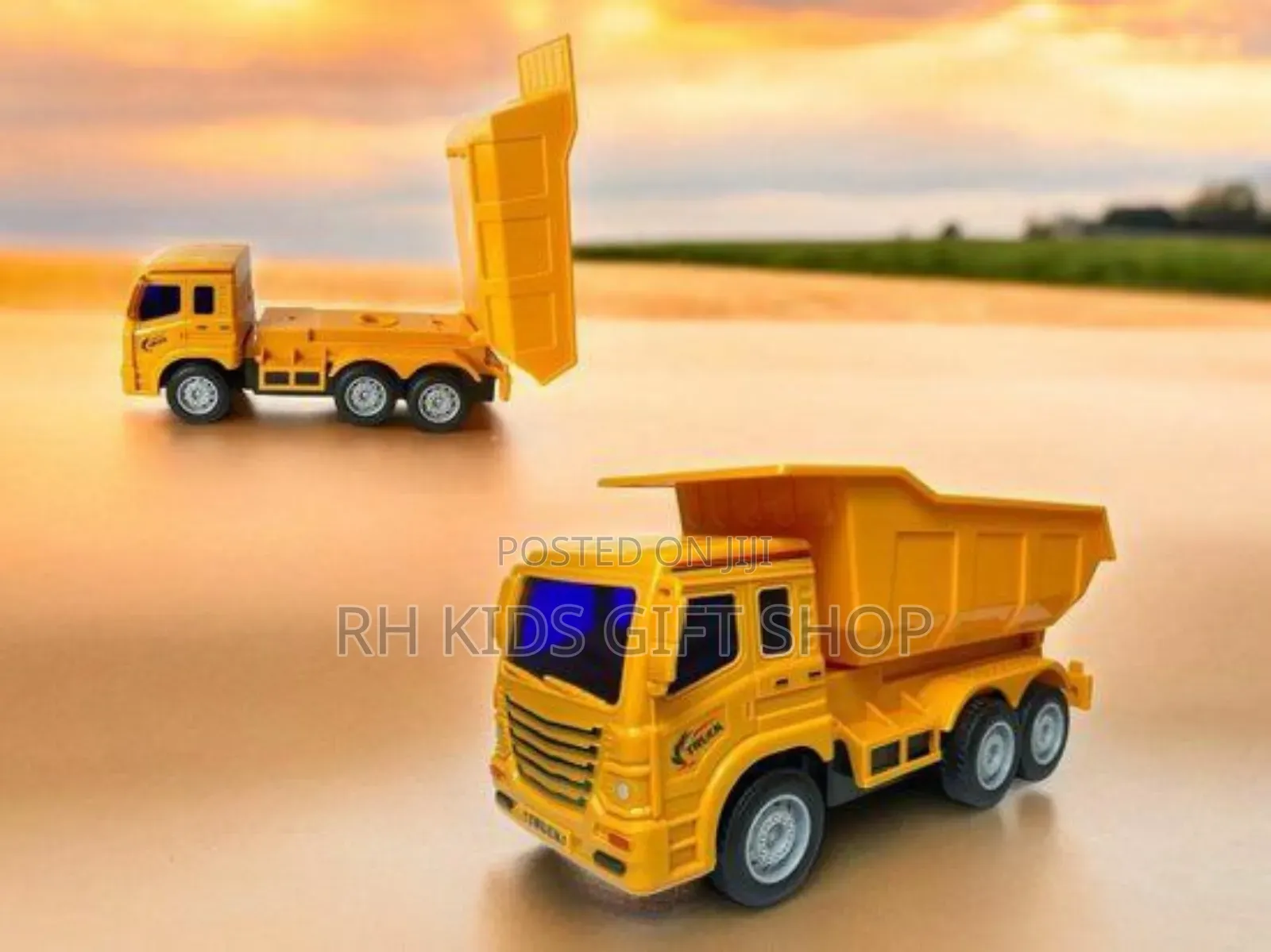 Kids Yellow Construction Car