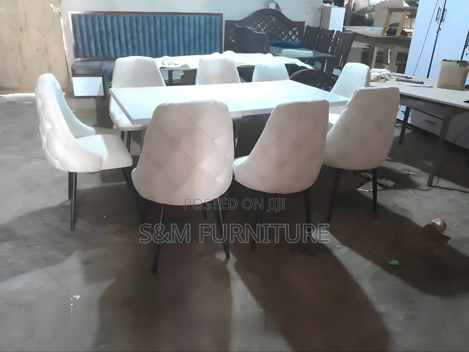 Saltry 8 Seater Dinning Set (የምግብ ጠረጴዛ)