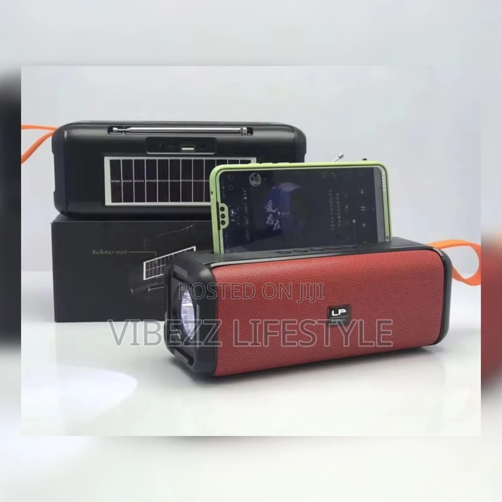 Solar Powered Speaker and Light