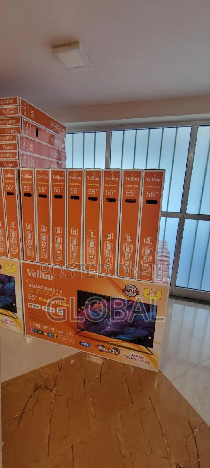 Vellum 55"Inch Big Quality Tv Smart