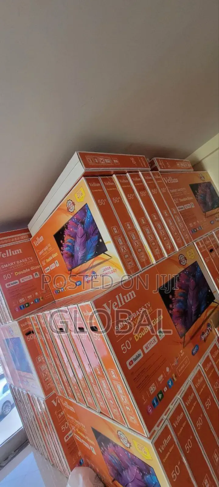 Vellum 55"Inch Big Quality Tv Smart