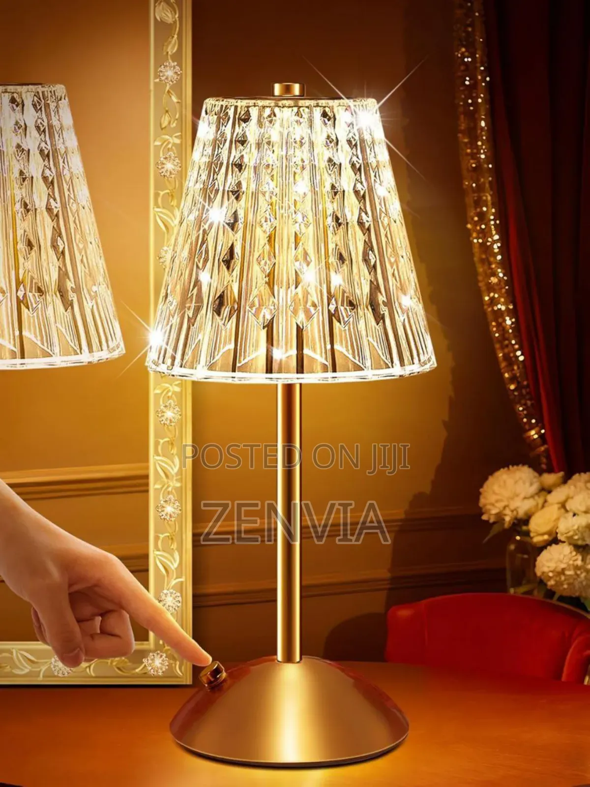 Crystal Table Lamp /Free Delivery /
