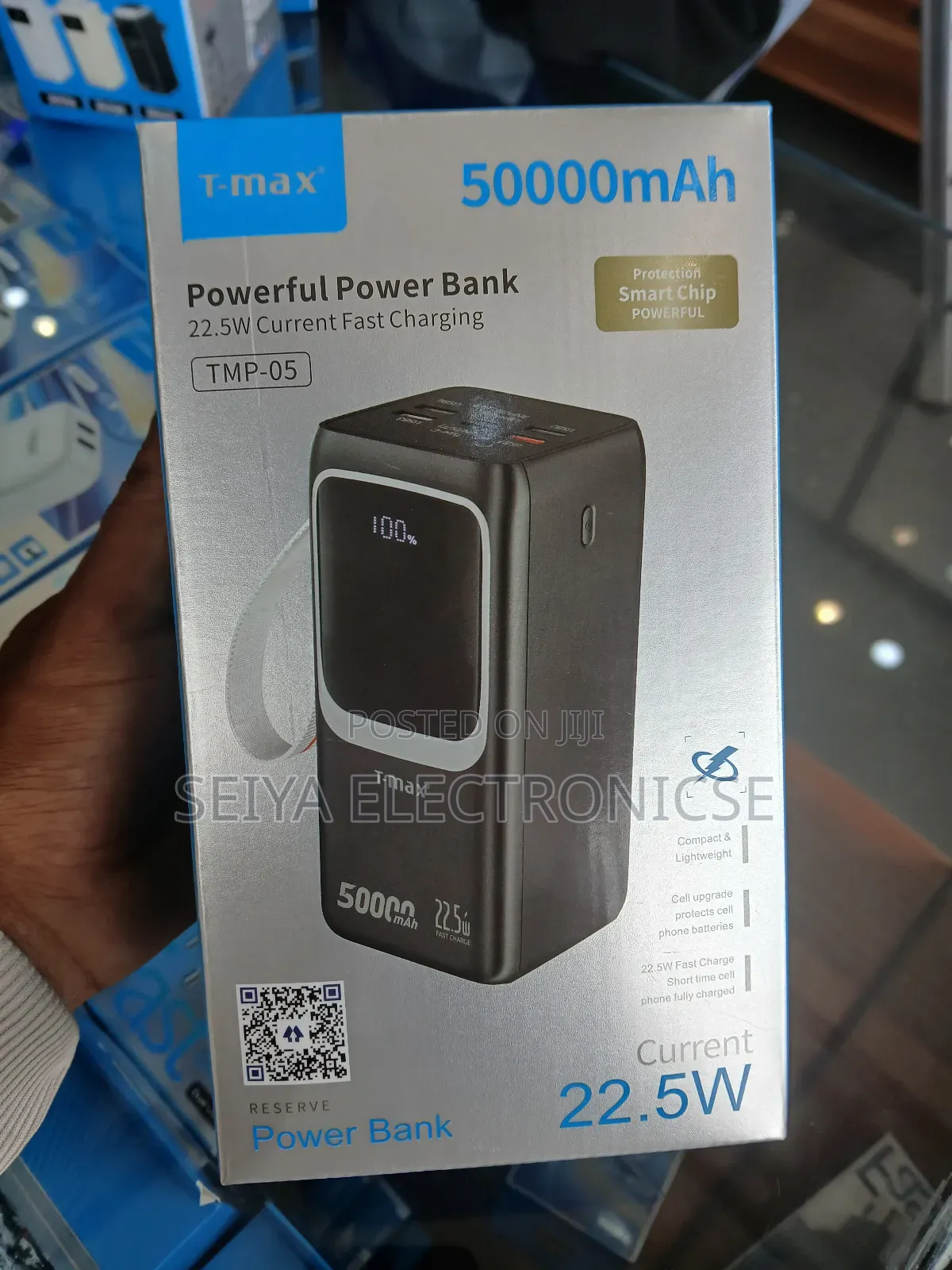 T- Max Power Bank Capacity 50,000 Mah Fast-Charging