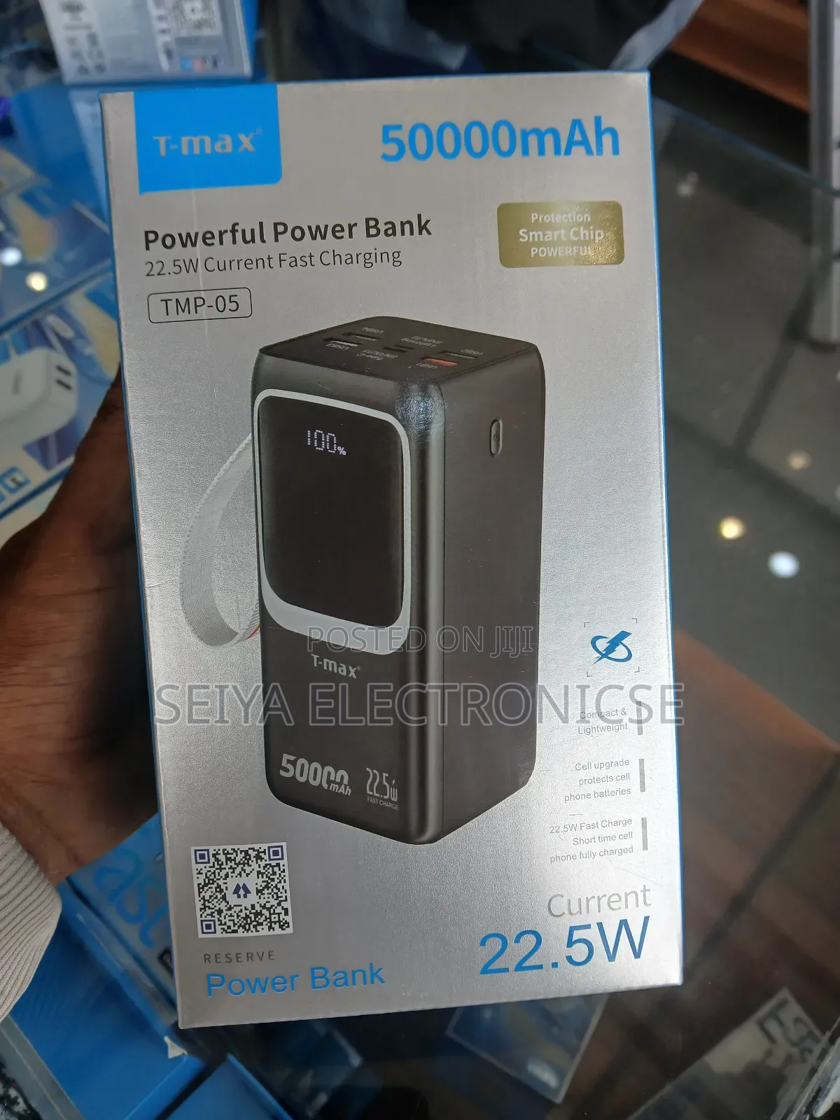 T- Max Power Bank Capacity 50,000 Mah Fast-Charging