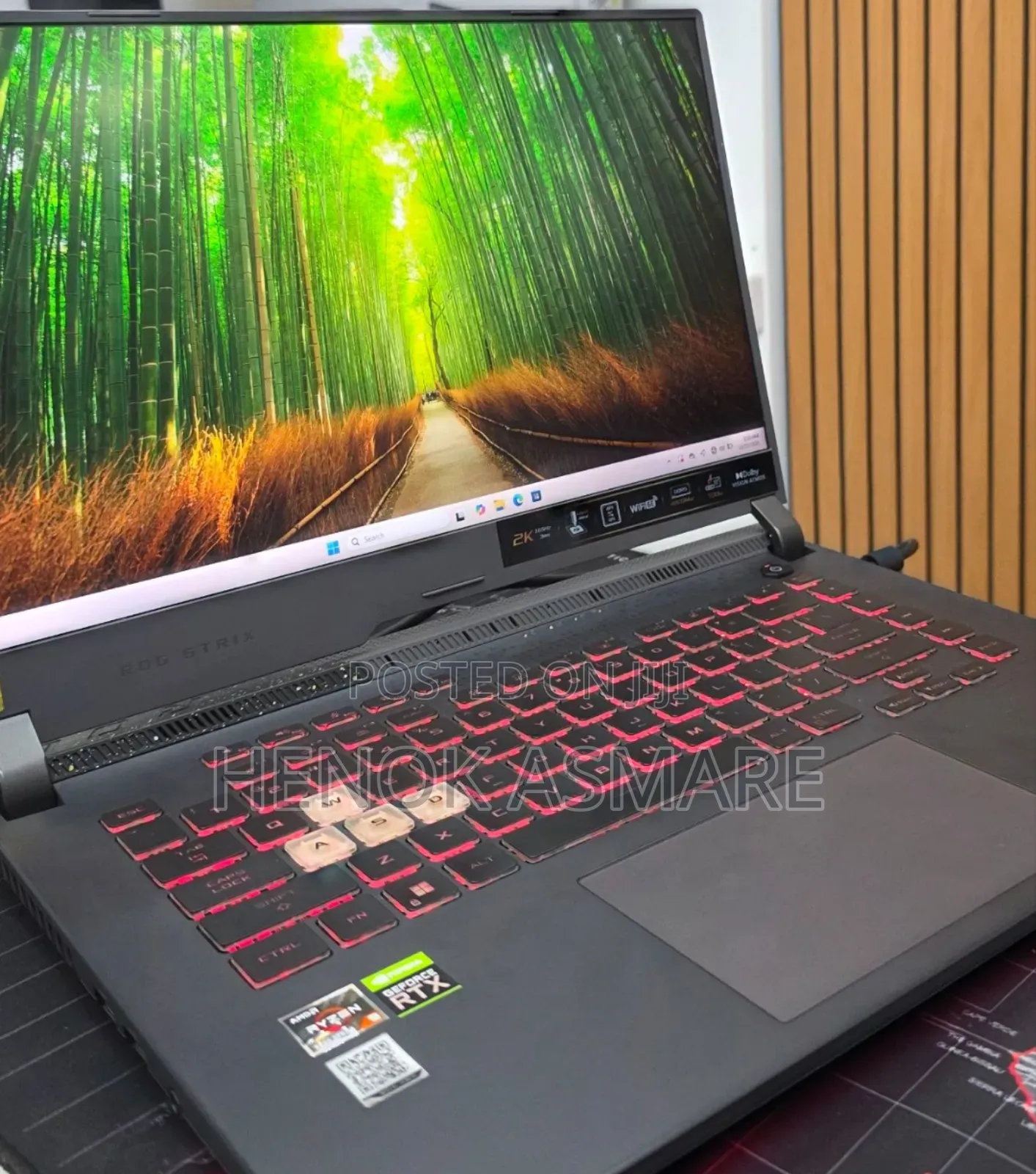 New Laptop Asus ROG Strix G15 16GB AMD Ryzen 9 SSD 512GB