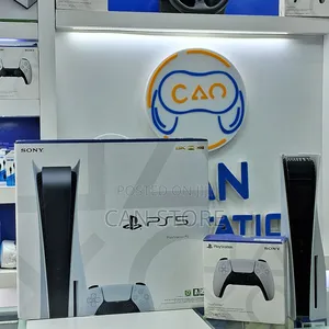 Photo - Playstation 5fat Disk Version 825gb With 1original Joystick