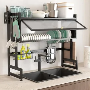 Photo - Over The Sink 2-tier Dish Rack