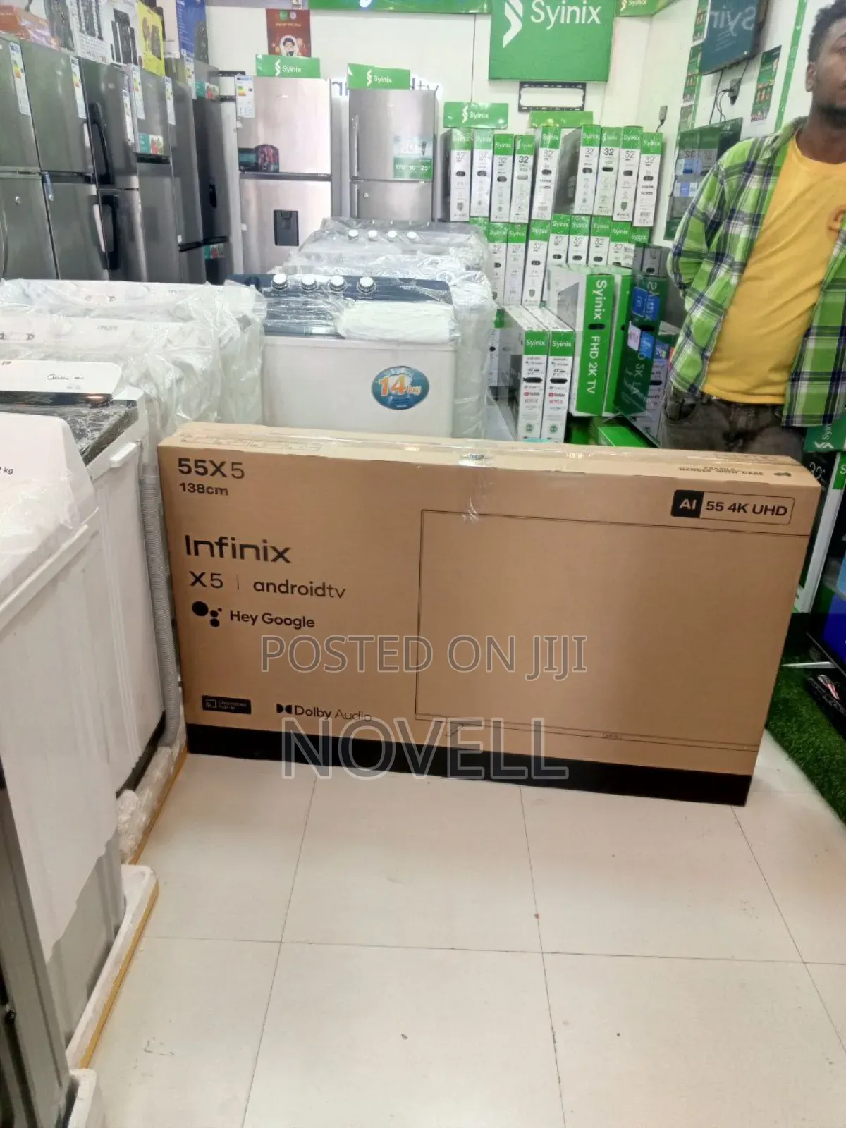 55 Infinix Frame Less Smart Tv