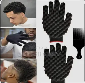 Hair Curler Sponge Gloves