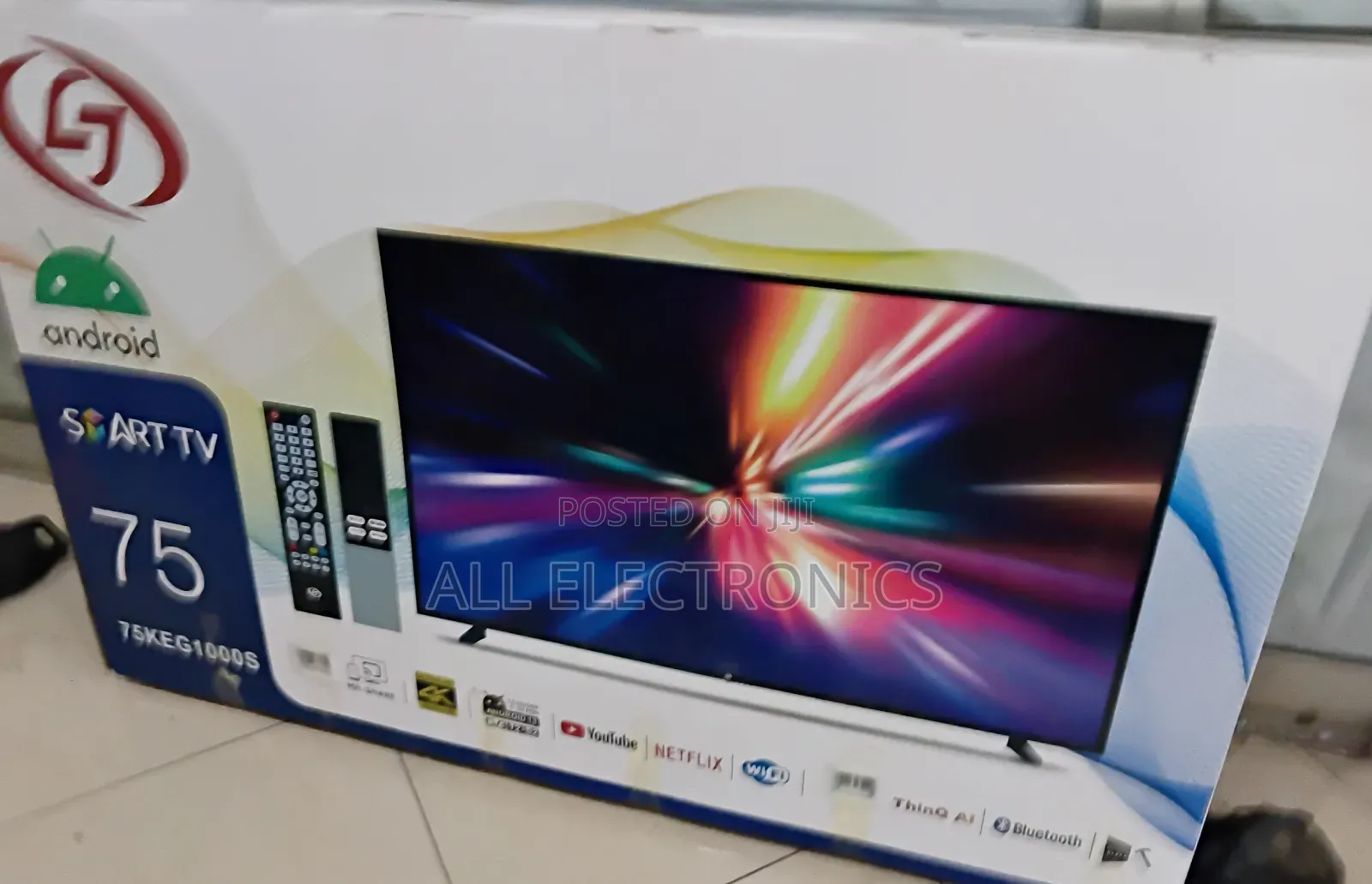 75"Inch Fully Smart Double Screen Lj Tv