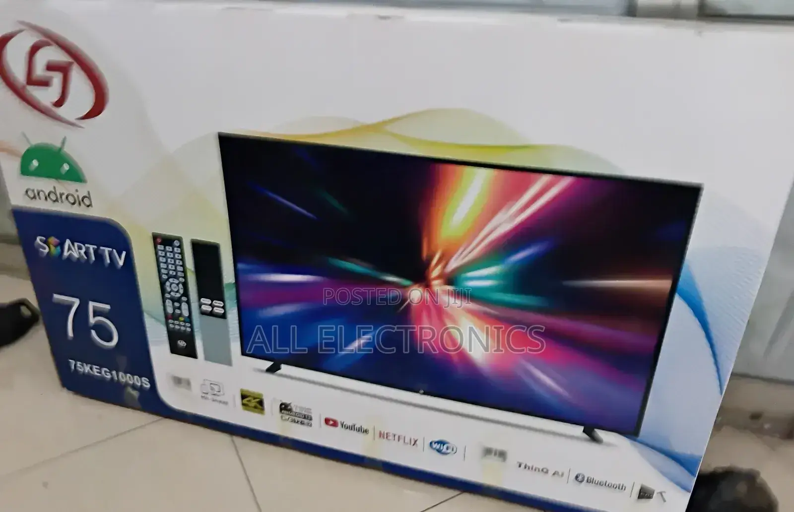 75"Inch Fully Smart Double Screen Lj TV