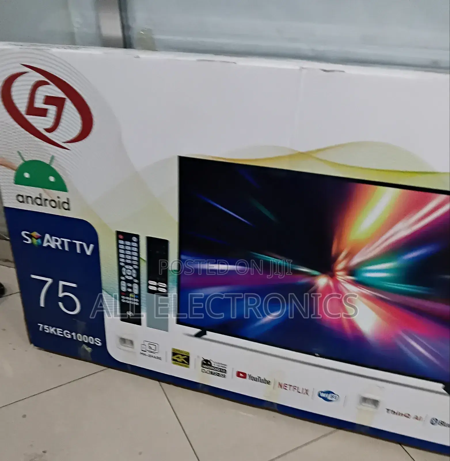 75"Inch Fully Smart Double Screen Lj TV