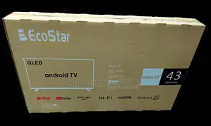 Ecostar 43 Inch Tv Smart Qled Frameless New 2025 Model Original