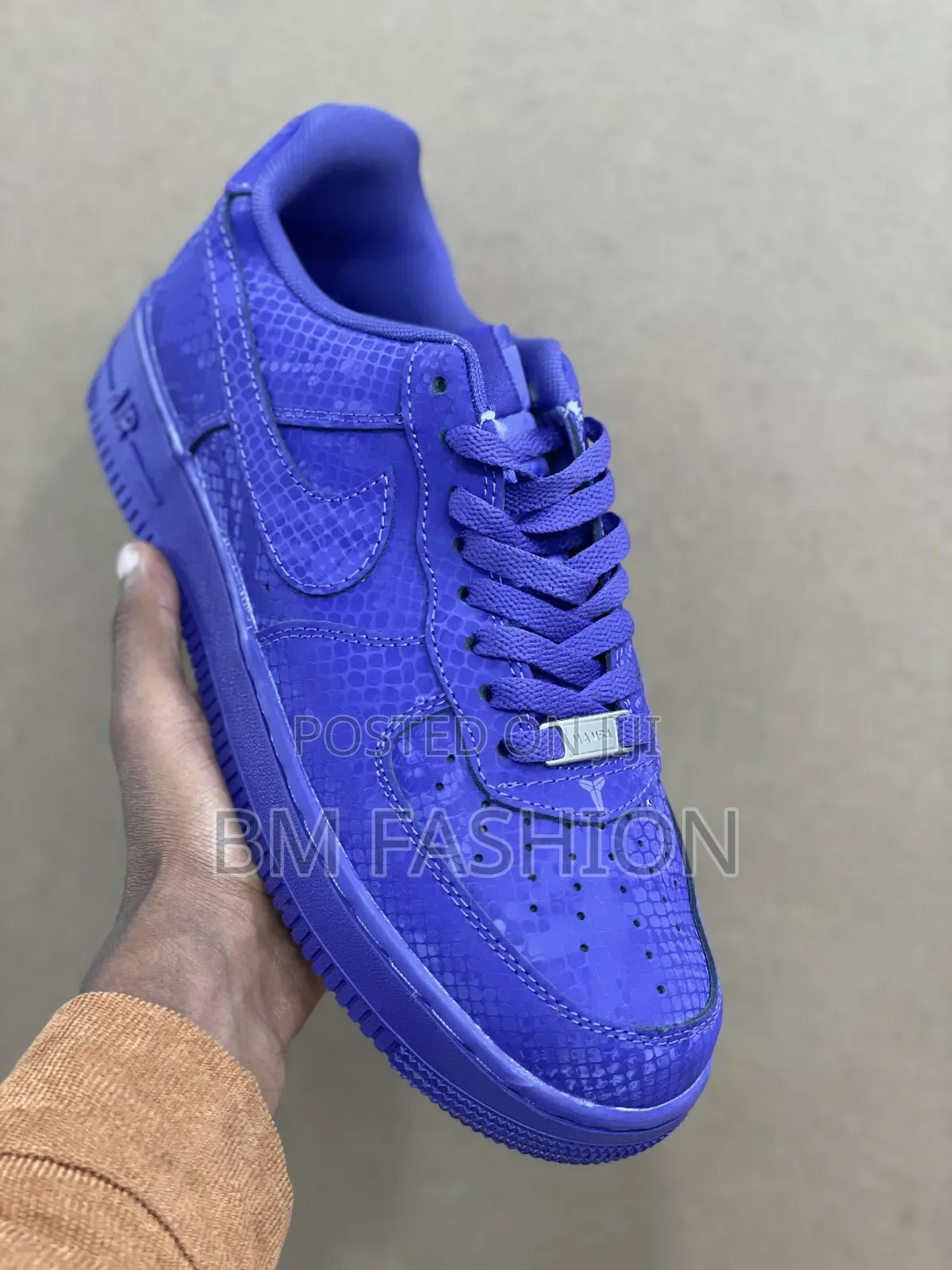 Nike Af1 Low Purple Snakeskin Sneakers {With Free } [Holiday Sale]