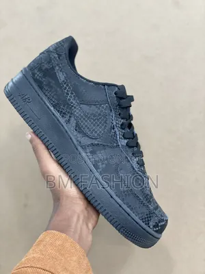 Photo - Nike Af1: Black Snakeskin [With Free Delivery ] (Holiday Offer)