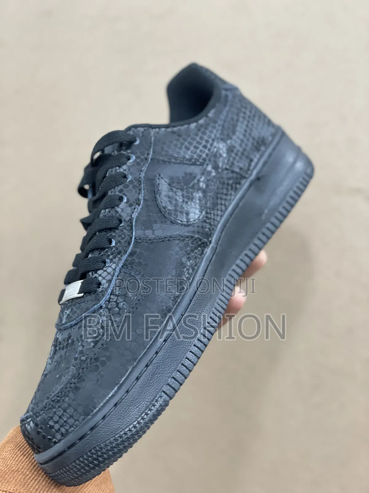 Nike Af1: Black Snakeskin [With Free Delivery ] (Holiday Offer)