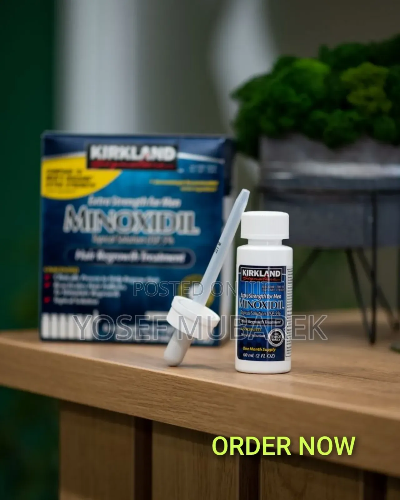 ሚኖክሲዲል የፀጉር ማሳደጊያ ጥበብ።