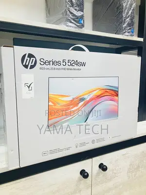 Photo - Hp Monitor 24”Inch White Monitor