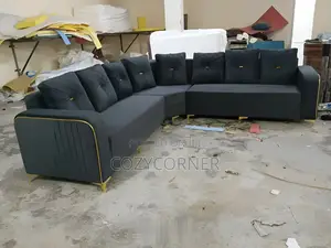 Statuesque L Shape Sofa Set With Unmatched Quality (ሶፋ).