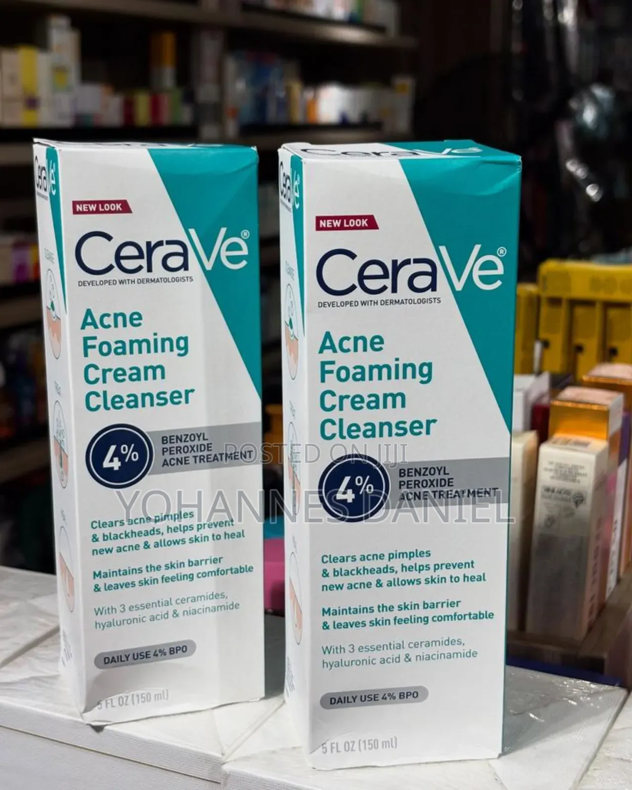 Cerave Acne Foaming Cream Cleanser 4%