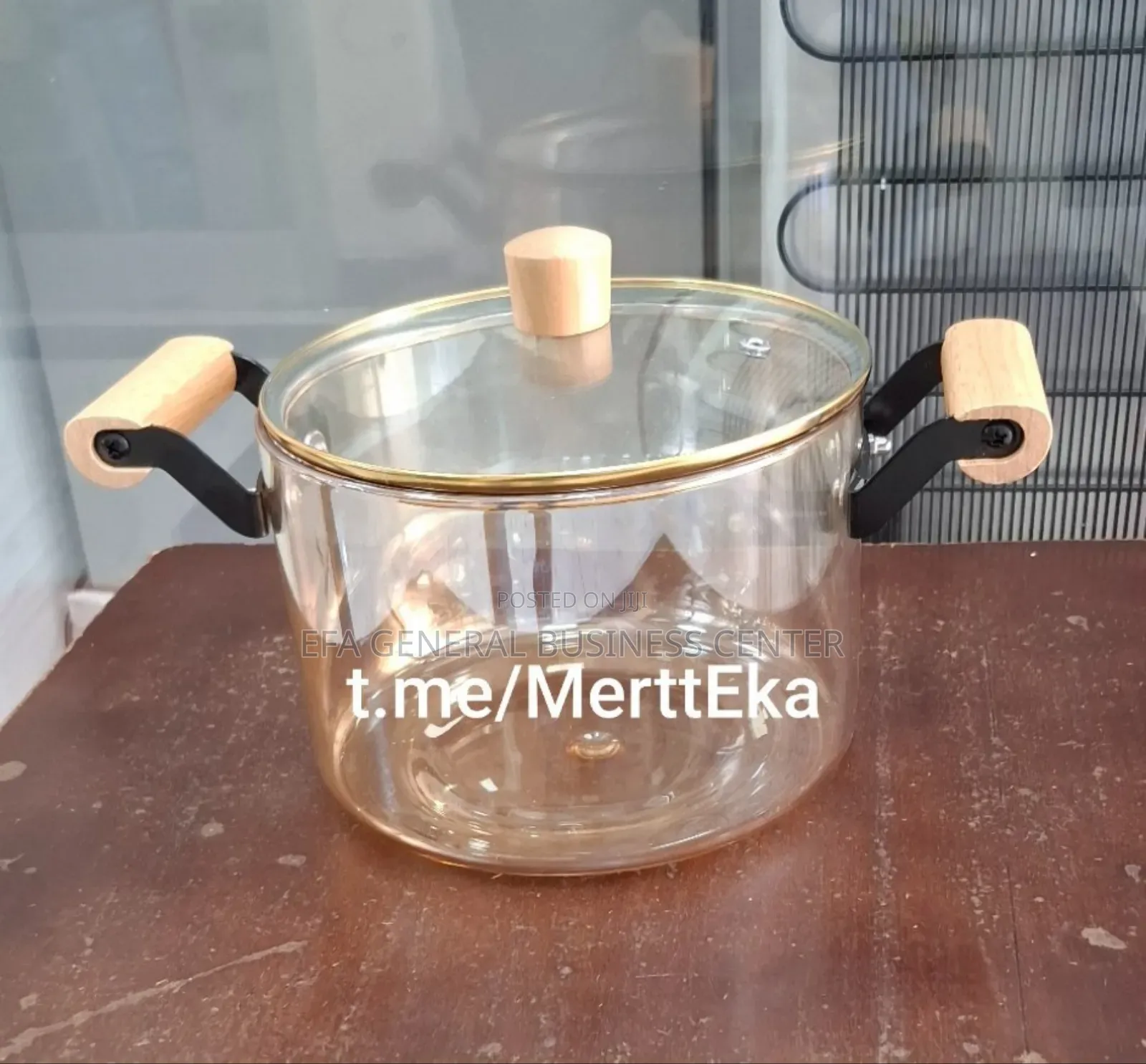 Heat Resistant Glass Pot