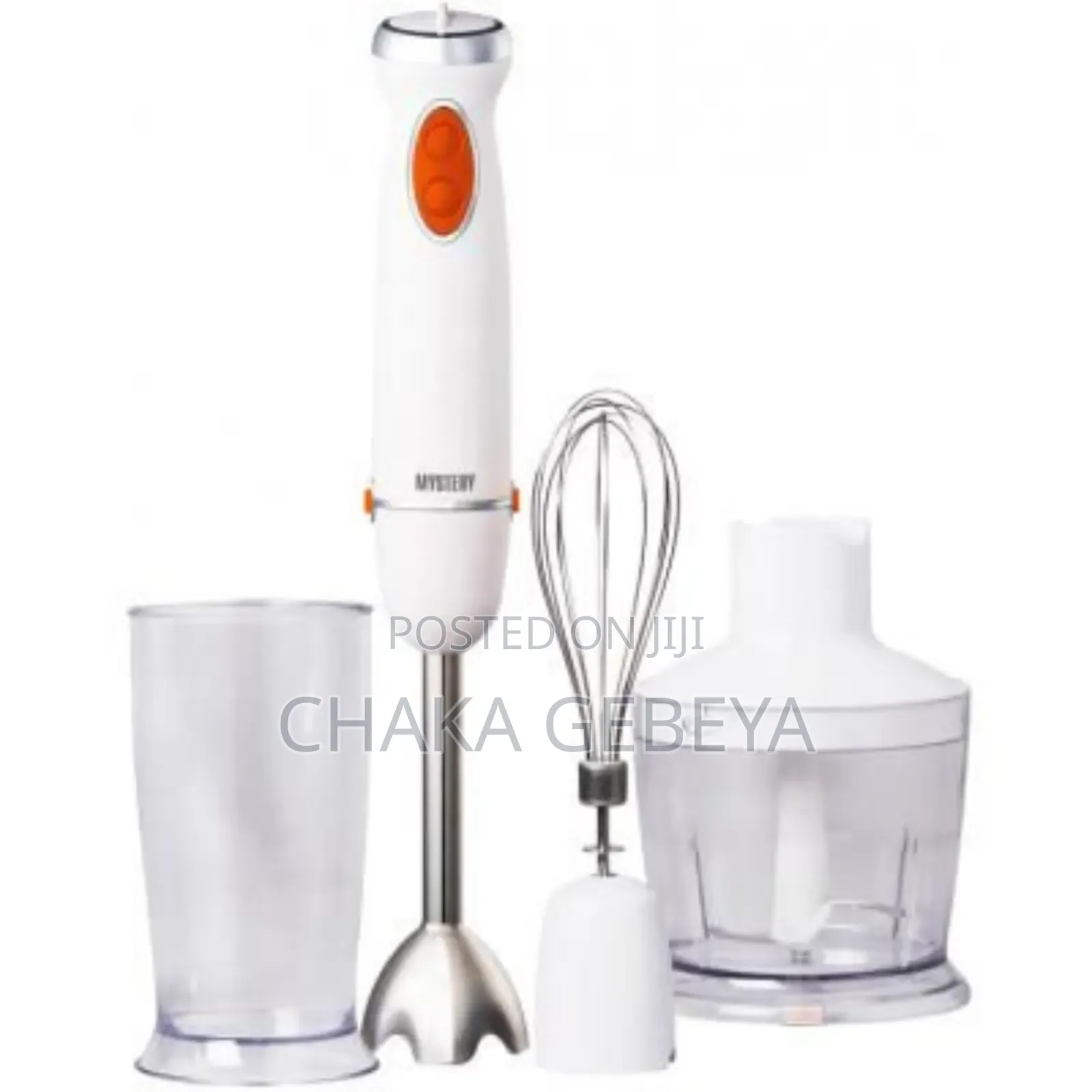 Silver Love 4-in-1 Hand Blender - 400w - Copper Motor