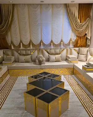 Glossy Arabian Majlis to Decore Your Home. (መጅሊስ)