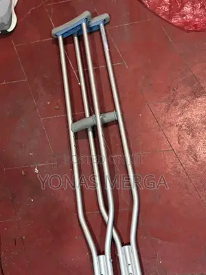 Photo - Crutches榴晅metallic Crutch (Adult and Children) 110-190cm