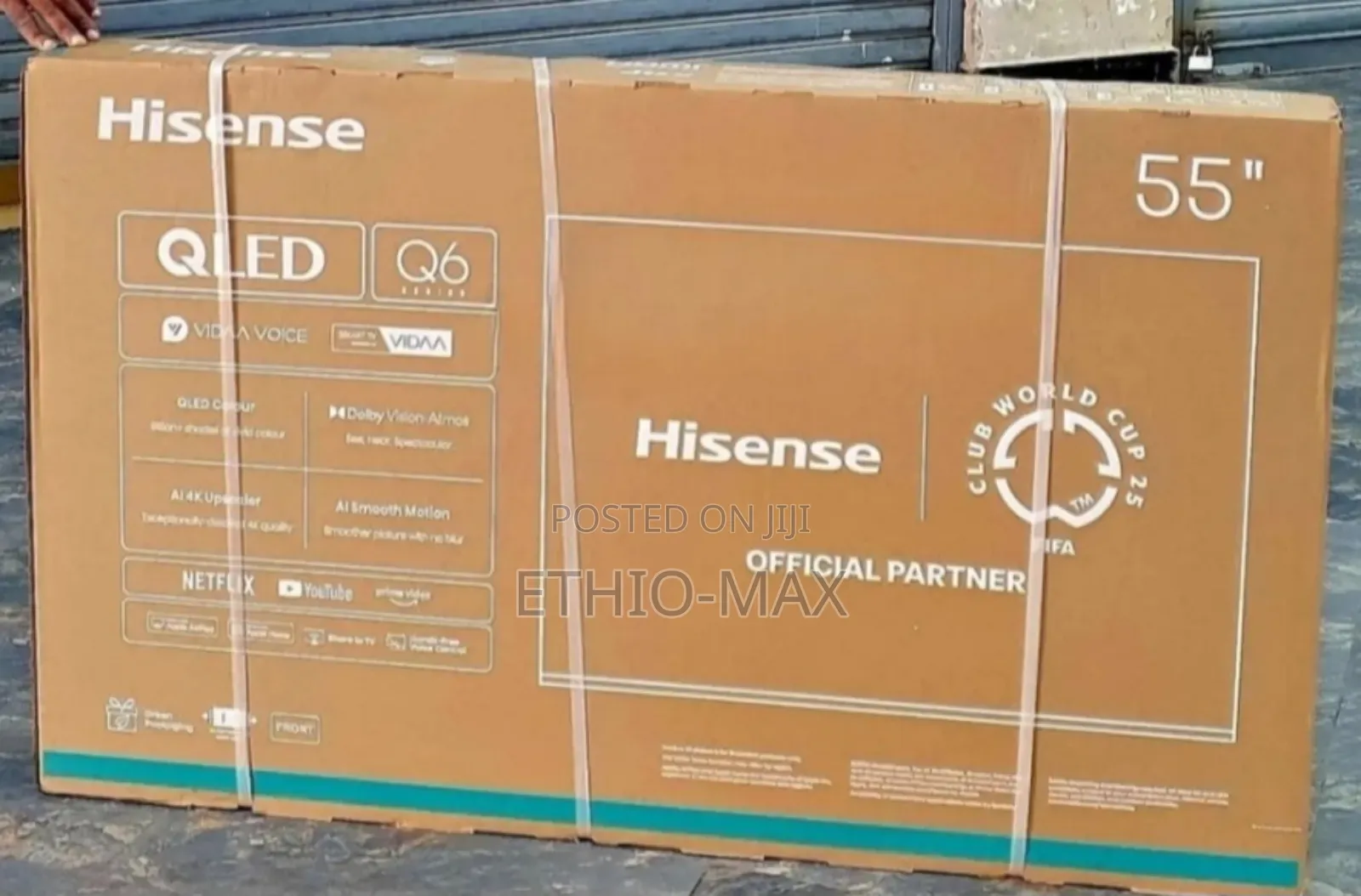 Hisense Tv 55" Smart Qled Tv Q6