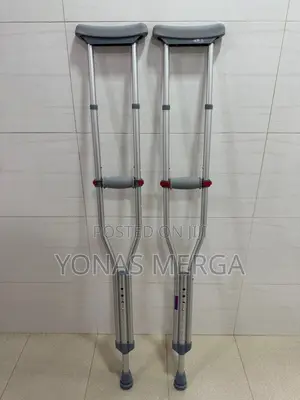 Photo - Axillary Crutches誌嵊help Crutches,Grey-2pcs