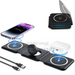 Foldable 3in1 Magnetic Wireless Charger