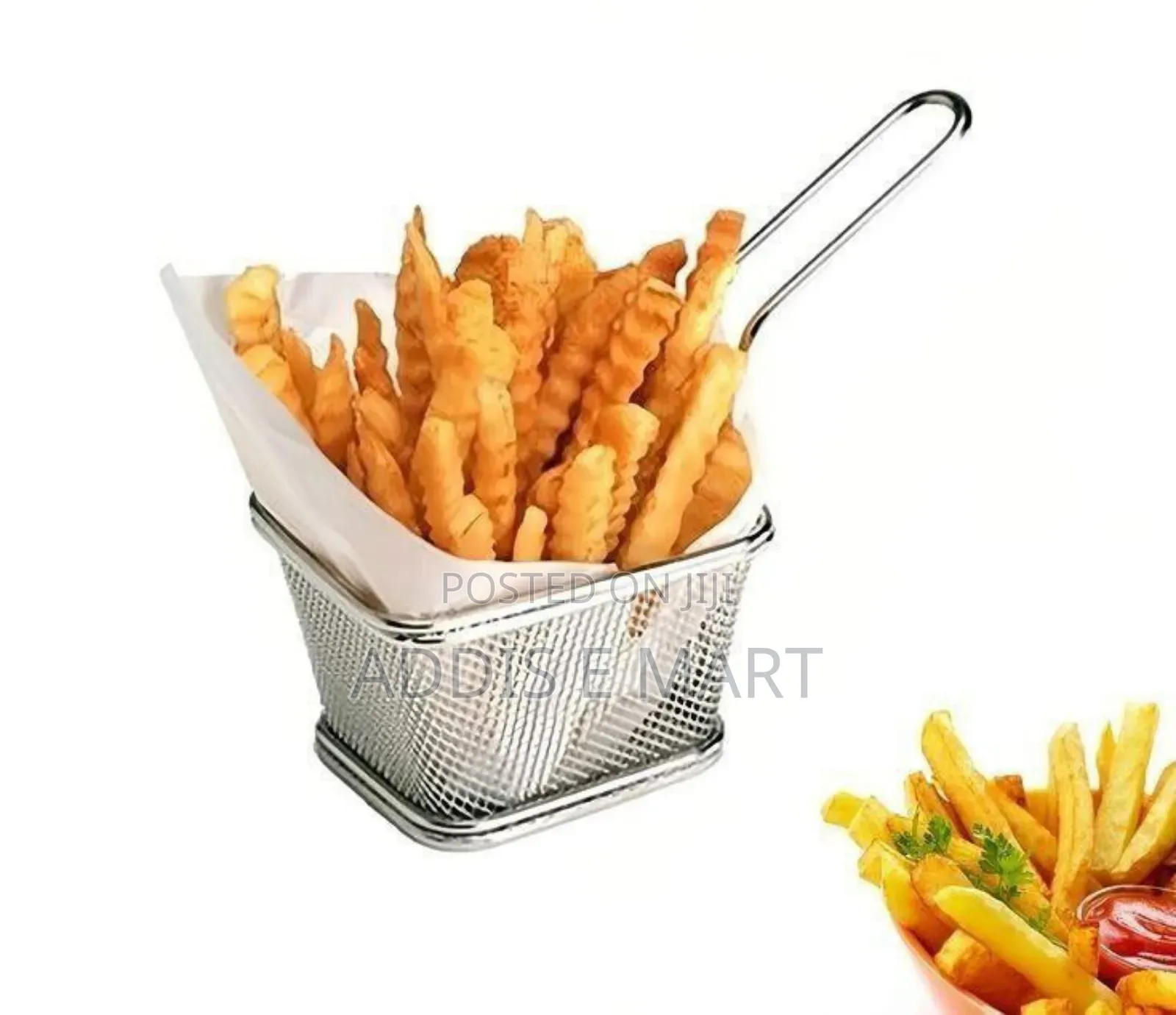 Mini Square Fried Food Table Serving