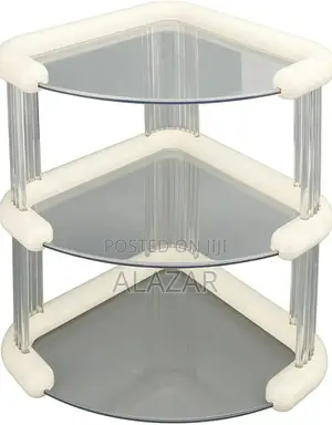 3 Tiers Corner Cosmetics Storage Shelf