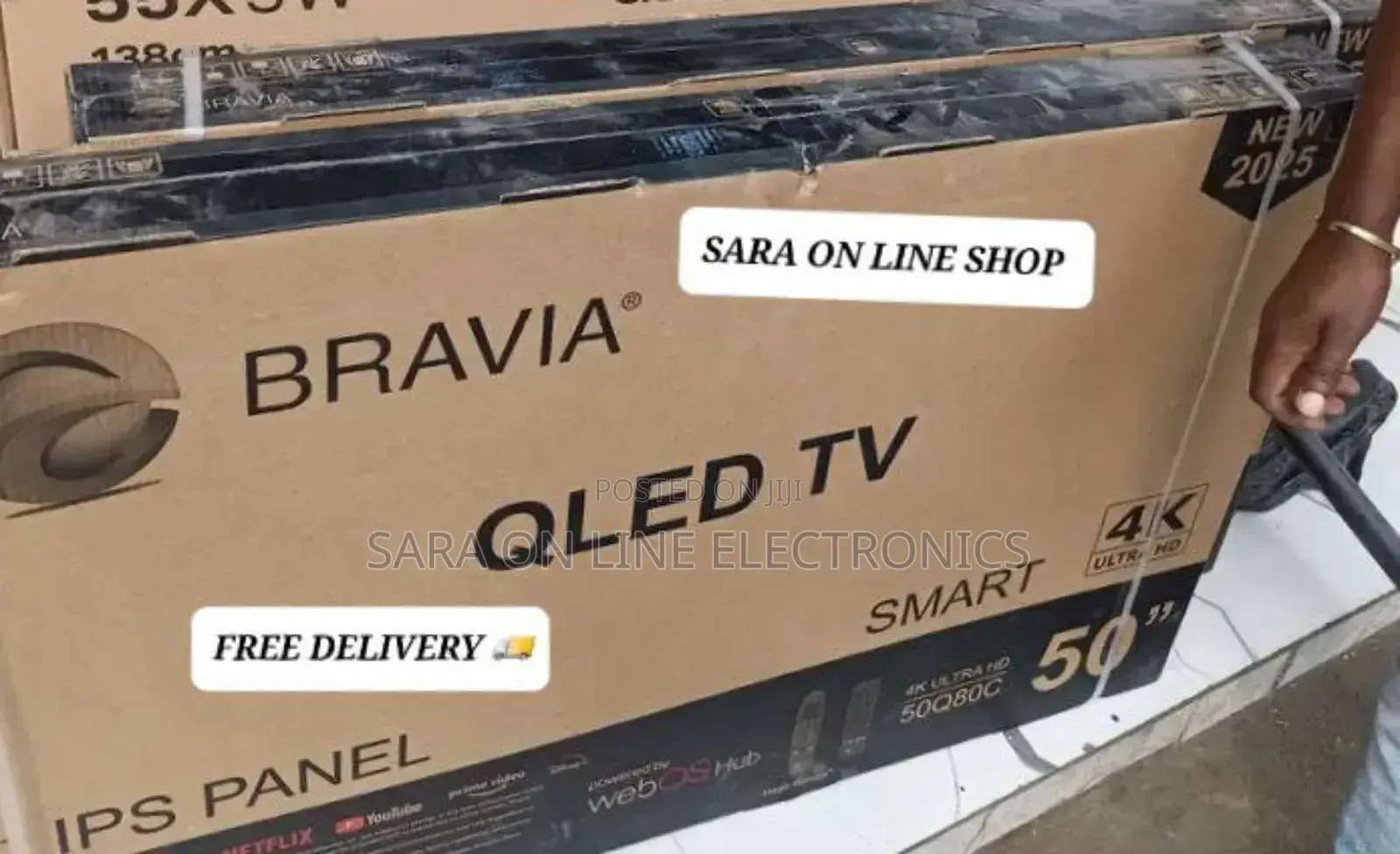 Bravia 50" Qled Smart Tv New 2025 Model