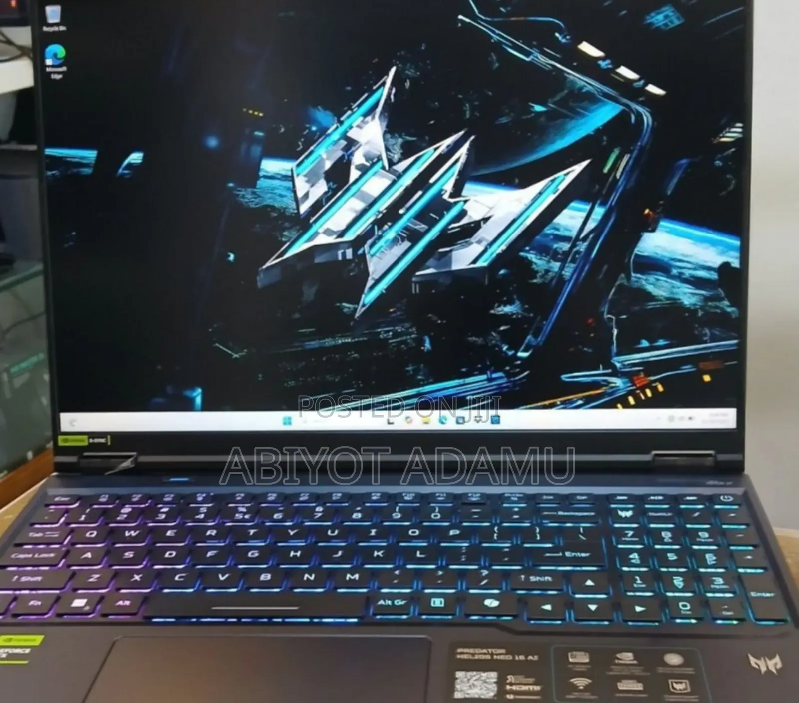 New Laptop Acer Predator Helios Neo 16 16GB Intel Core I9 SSD 1T
