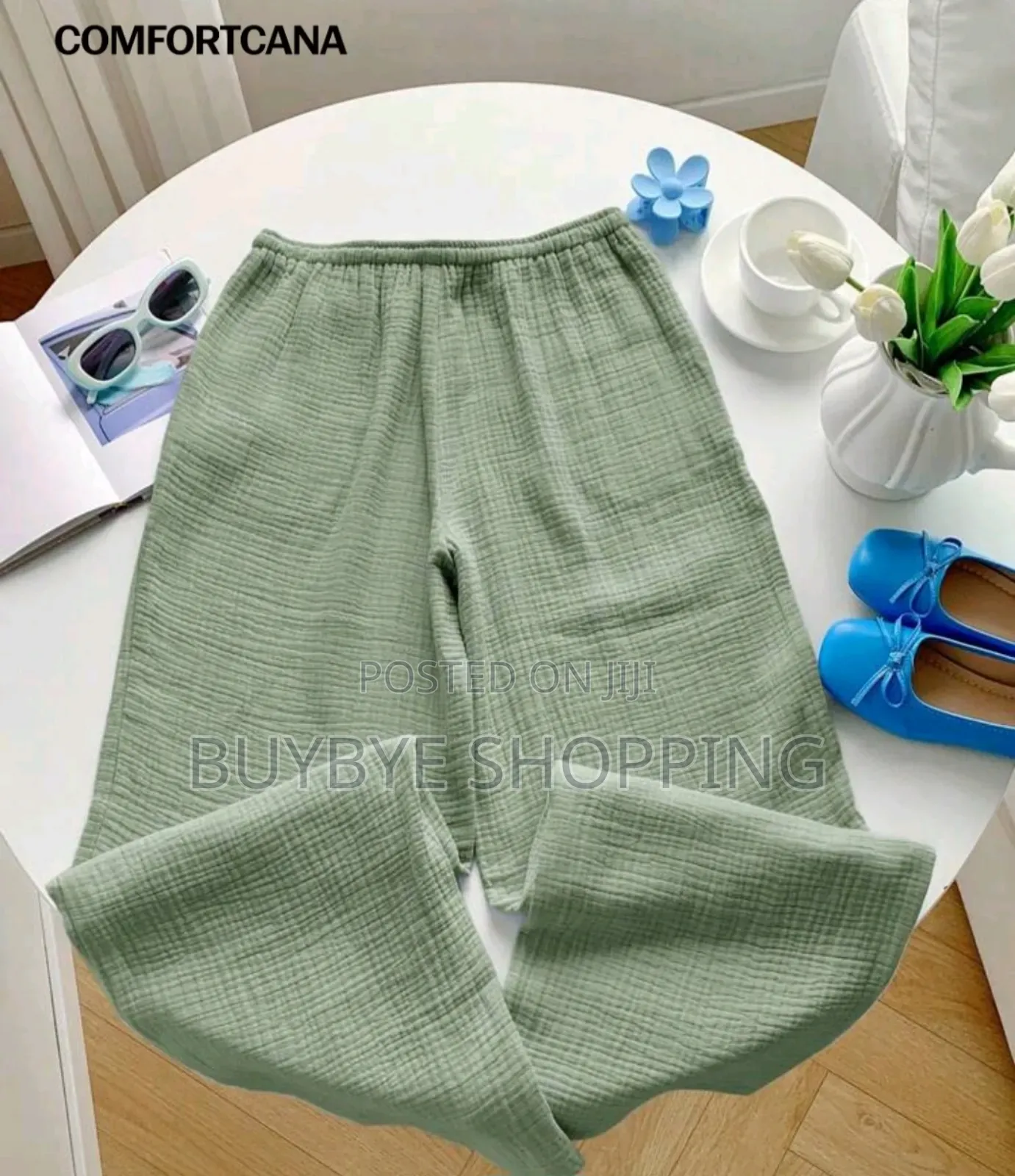 Mint Green Pants for Causal Wear