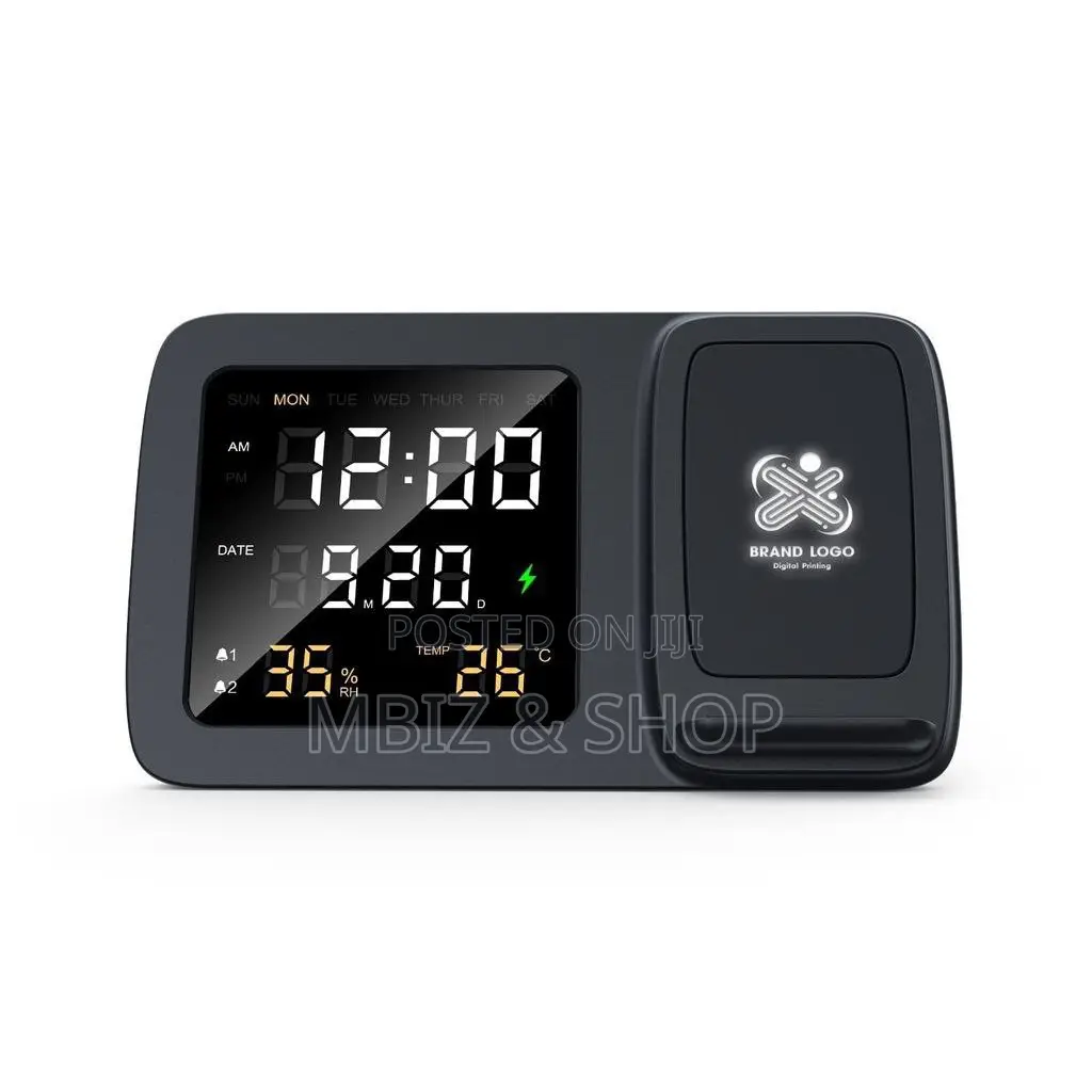 Digital Clock Wireless Charger