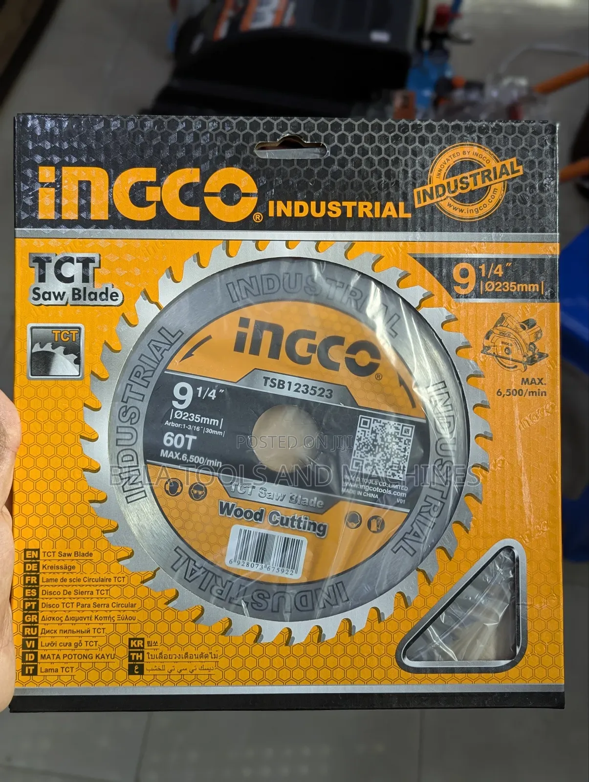 Original Ingco Blade Disk 235m 60 Teeth High Quality Blade