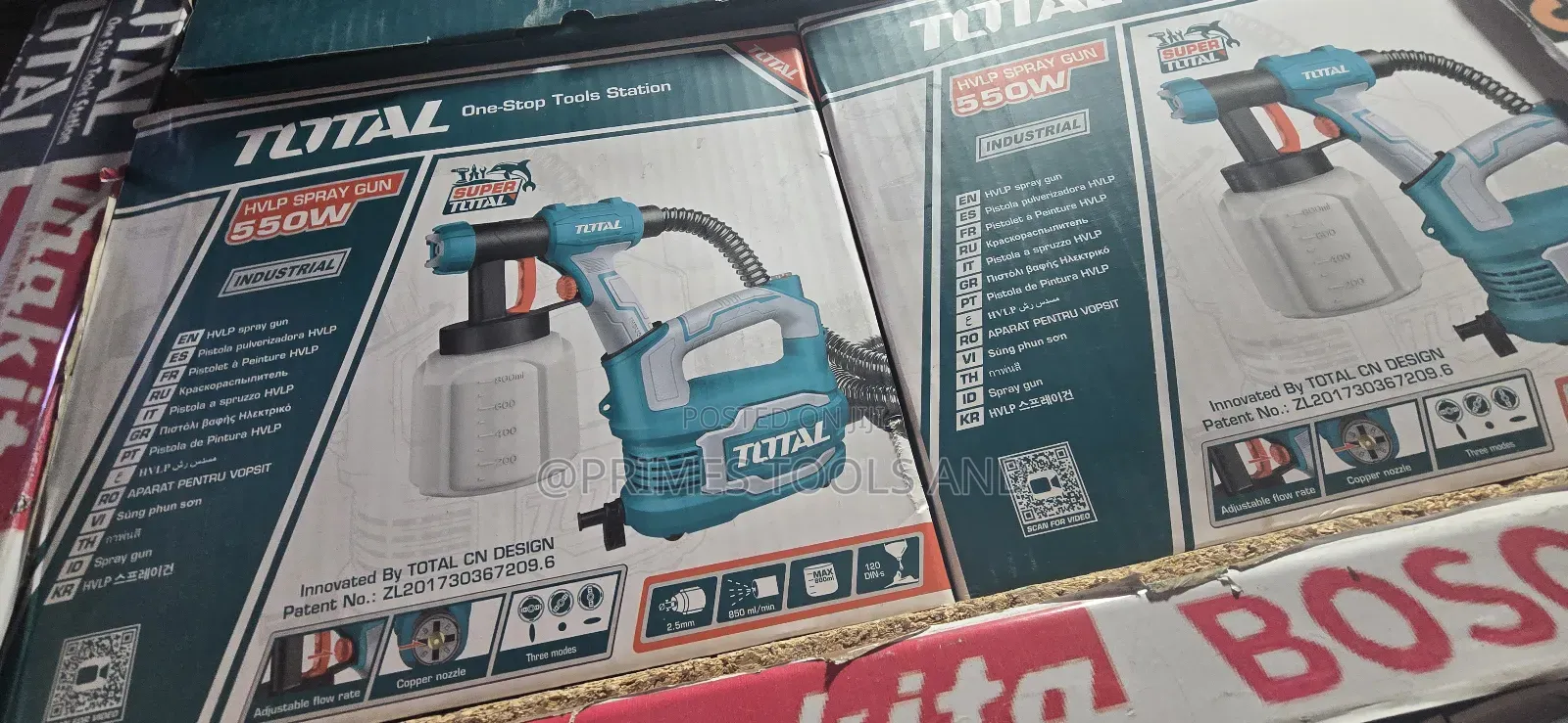 Total HVLP Spray Gun – 550w (Industrial)