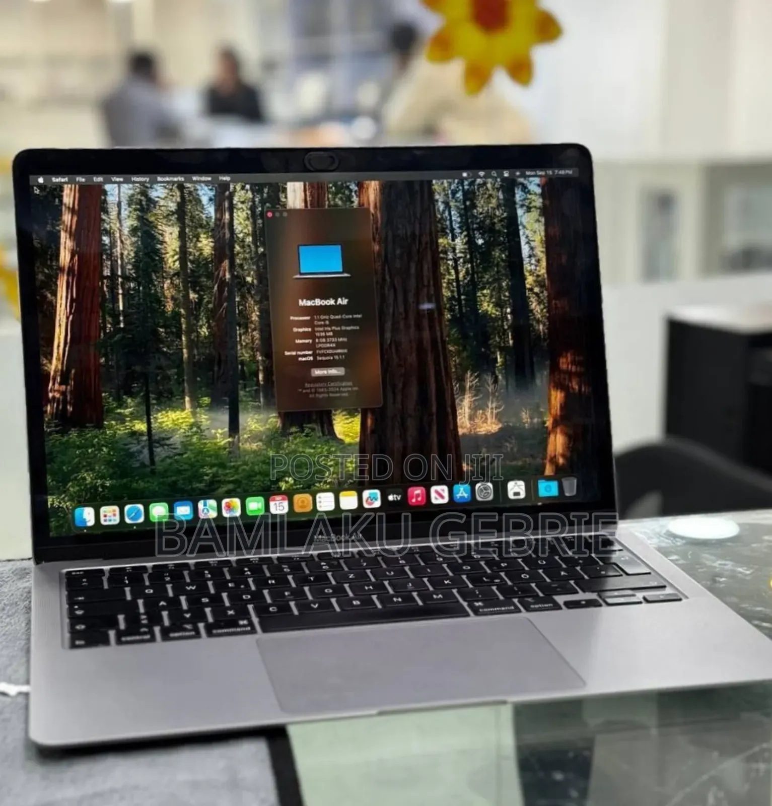 New Laptop Apple MacBook Air 2020 8GB Intel Core I3 SSD 256GB