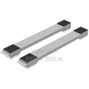 Photo - Adjustable Moving Roller Wheels Stand With Brake.