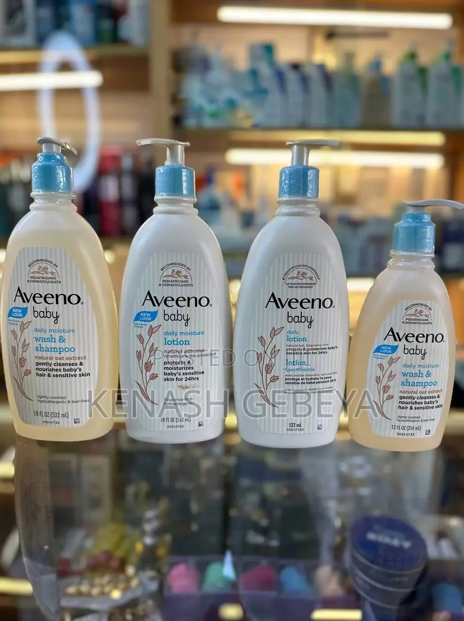 Aveeno Baby Wash and Lotion