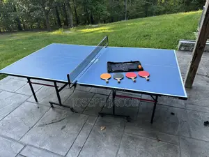 Photo - Tennis Table With Full Accessories, Foldable and Rolling, Maximum Size
